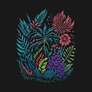 Exotic Flowers and Plants T-Shirt