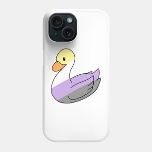 Pastel Nonbinary Duck Phone Case