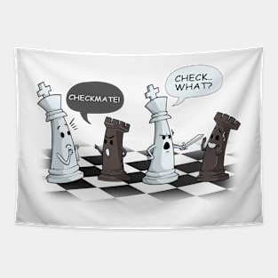 Checkmate Puns Tapestry