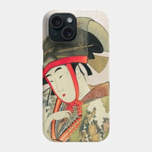 Japanese Woman in Traditional Wear Phone Case