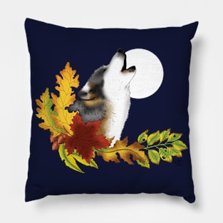 Wolf Harvest Howl Pillow