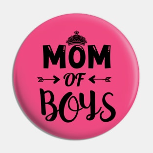 Mom Of Boys Pin