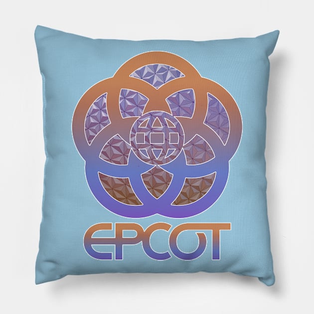 EPCOT Spaceship Earth Pillow by MPopsMSocks