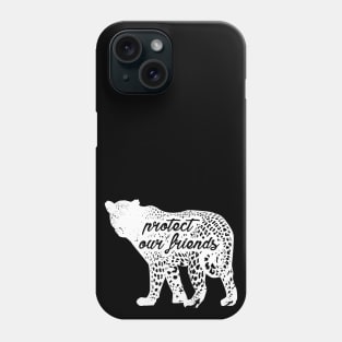 protect our friends - leopard Phone Case