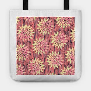 Orange Marmalade - Digitally Illustrated Abstract Flower Pattern for Home Decor, Clothing Fabric, Curtains, Bedding, Pillows, Upholstery, Phone Cases and Stationary Tote