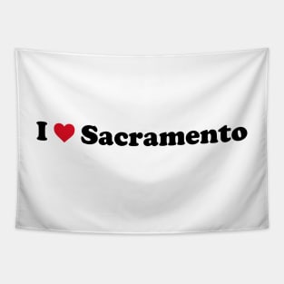 I Love Sacramento Tapestry