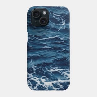 Midnight Serenade: Photorealistic Ocean Whispers Phone Case