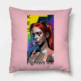 Knotty ends Surf fighters life Pillow