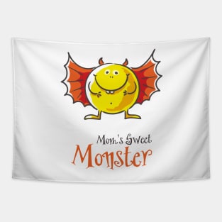 Mom's Sweet Monster Tapestry