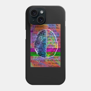 Right brain/ left brain Phone Case