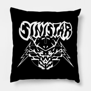 Sinistar White Pillow