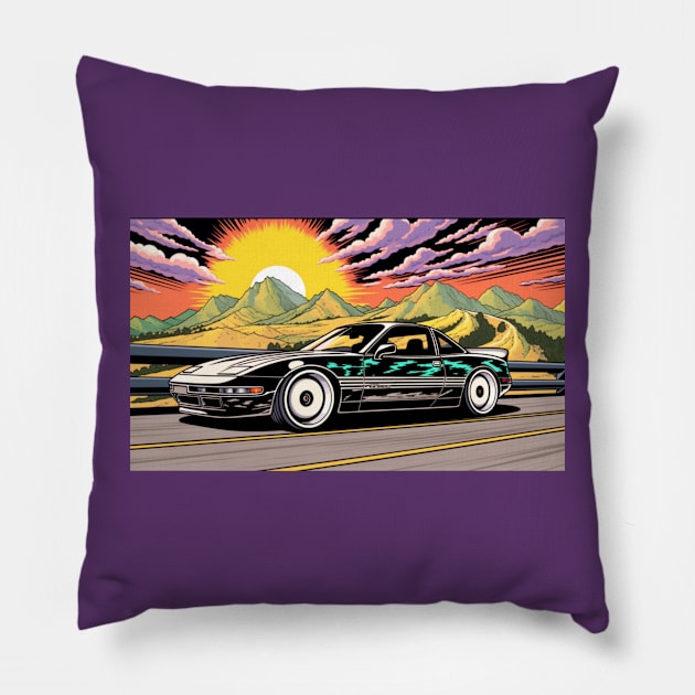 1983 Mazda RX-7 Custom Pillow by Speed Culture Apparel