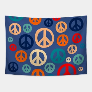 Peace Symbol Pattern Tapestry