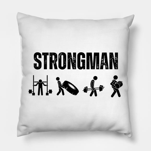 Strongman Pillow by Jaxon Apparel