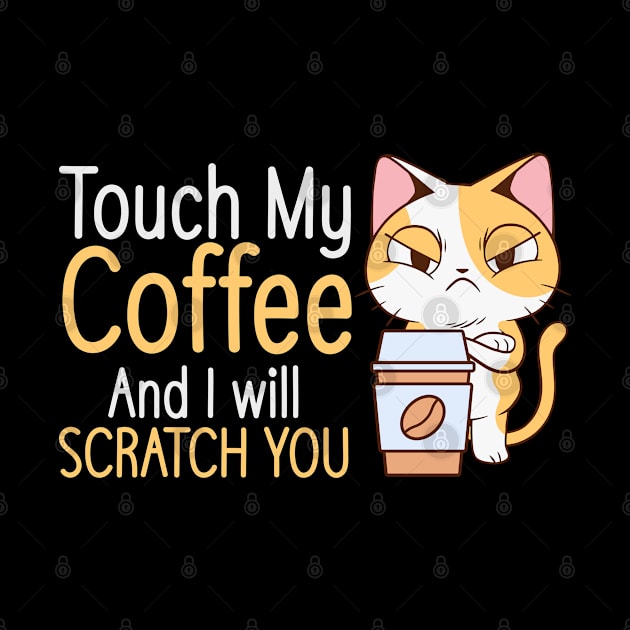 Cats and coffee cat lover coffee lover by Tom´s TeeStore