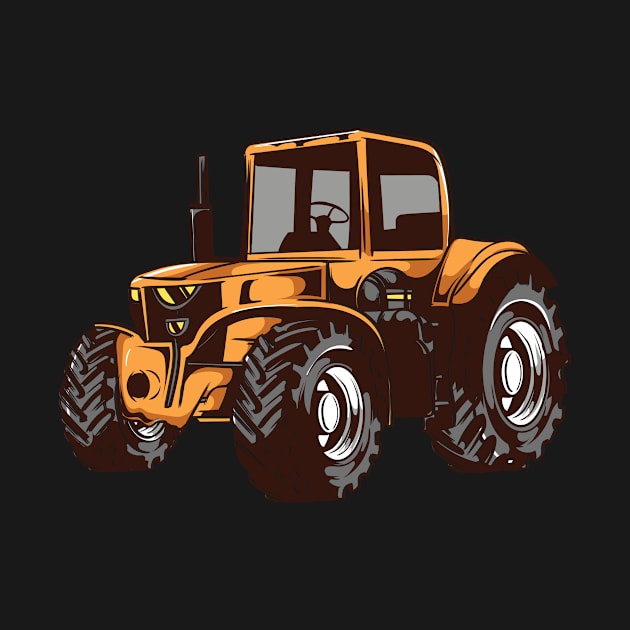 Farmer Tractor Gift Motif by Shirtjaeger