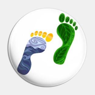 Carbon Footprint Pin