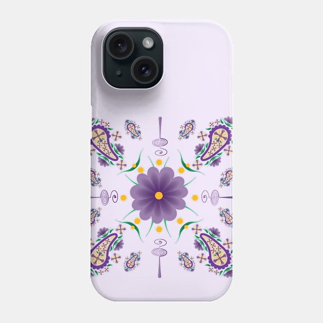 Paisley Flower Phone Case by Spirit-Dragon