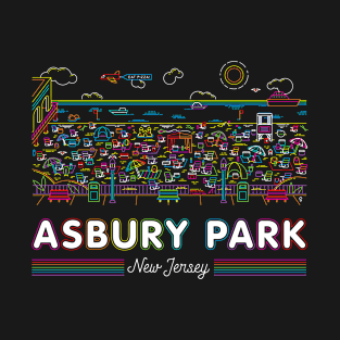 Asbury Park New Jersey Beach T-Shirt