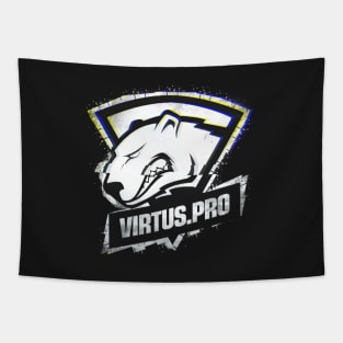 Virtus Pro Team Redesign Logo Black Edition Tapestry