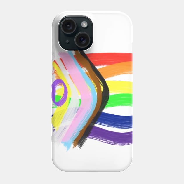 Pride Paint Flag Phone Case by FilthyAnimals