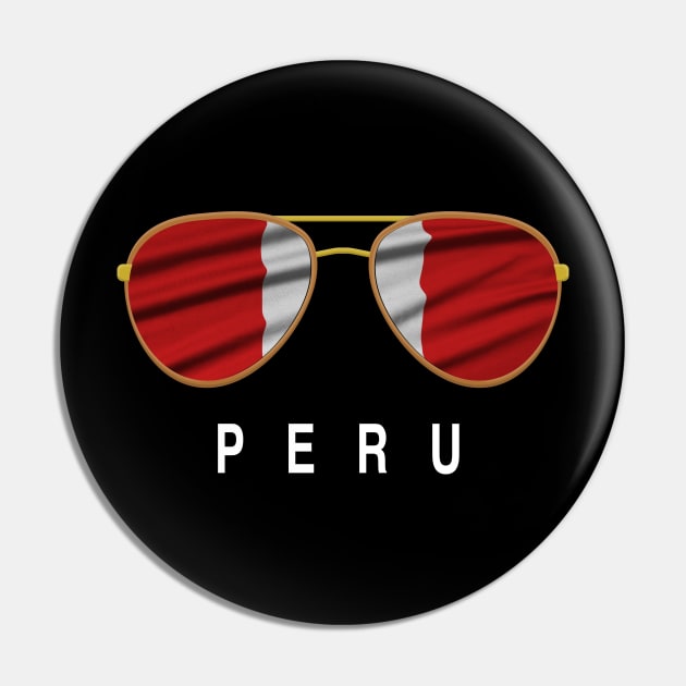 Peru Sunglasses Pin by JayD World