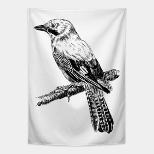 Jay bird print Tapestry