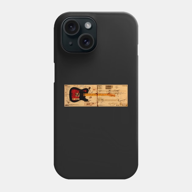 Telecaster Phone Case by Cooltomica