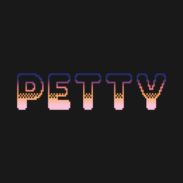 Petty Classic Video Game Graphic Vibrant Gradient by ArtHouseFlunky