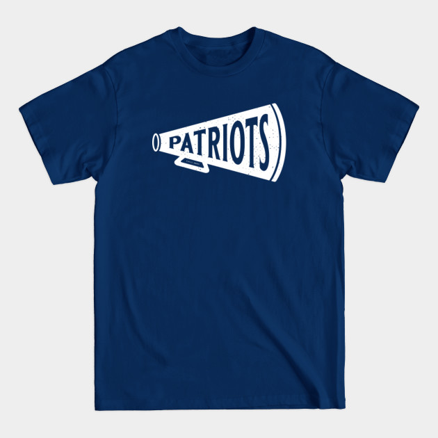 Disover Vintage Megaphone - New England/Boston Patriots (White Patriots Wordmark) - Boston Patriots - T-Shirt