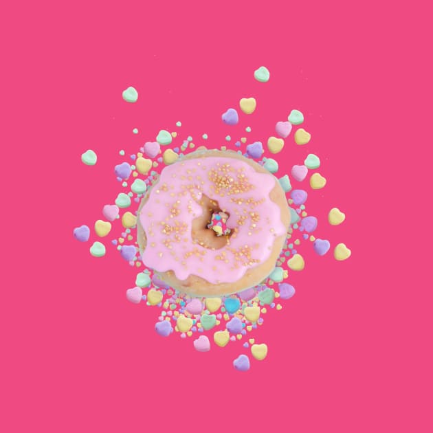 Sparkling Pink Donut by CatAstropheBoxes