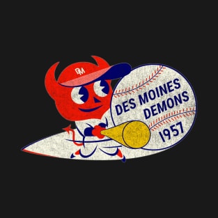 Vintage Des Moines Demons Baseball 1925 T-Shirt