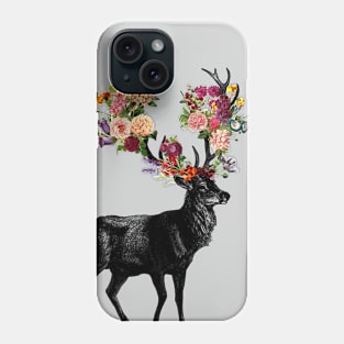 Spring Itself Deer Floral Mother's Day by Tobe Fonseca Phone Case