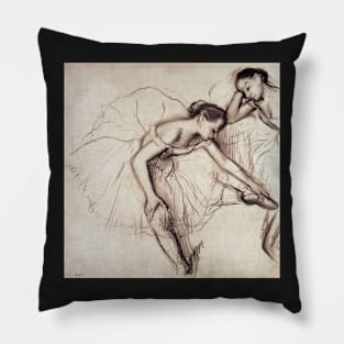 Two dancers resting Pillow