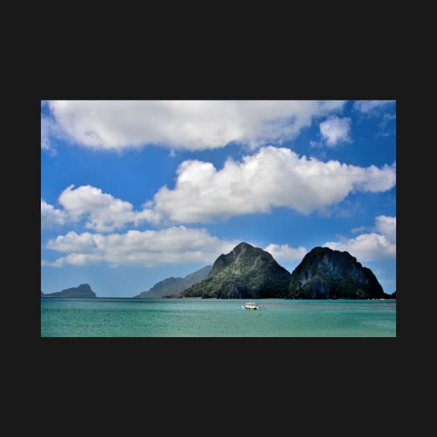 Vue sur la Mer à El Nido, Philippines by franck380