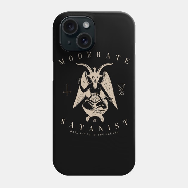 Moderate Satanist Phone Case by TheZeroCorp