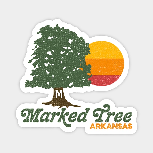 Marked Tree Magnet by rt-shirts