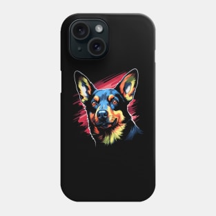 Patriotic Australian Kelpie Phone Case