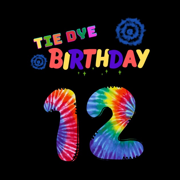 12 years old Tie dye Birthday by Yenz4289