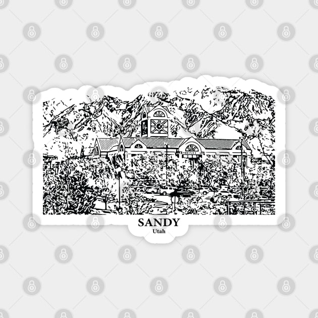 Sandy - Utah Magnet by Lakeric