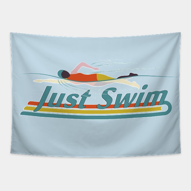 Just Swim Tapestry by ameemax