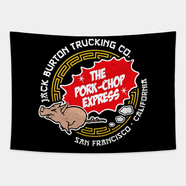 Pork Chop Express San Francisco Tapestry by Alema Art