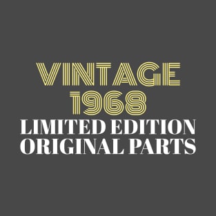 Vintage 1968 Limited Edition Original Parts T-Shirt