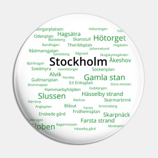 Stockholm Gröna Linjen Pin