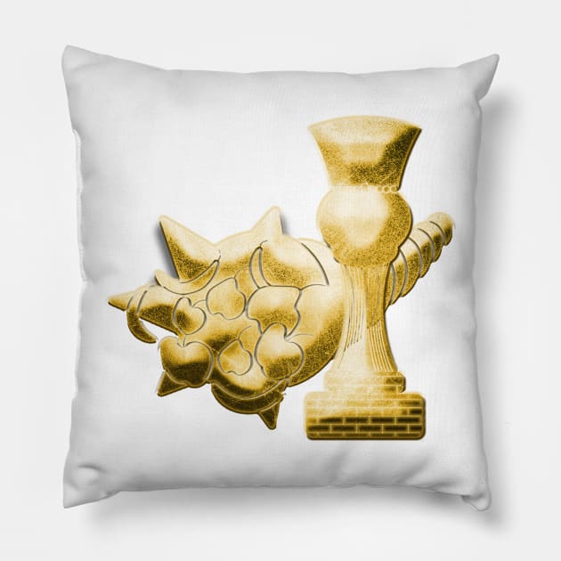 Freemasonry - Jewel of President of Stewards Pillow by NxtArt