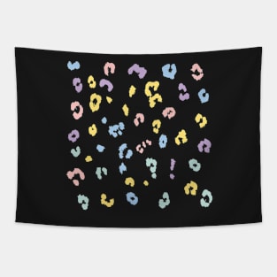 Pastel leopard print pattern Tapestry