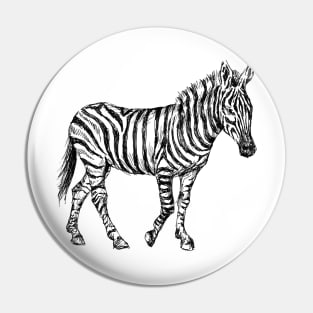 Zebra Print Pin