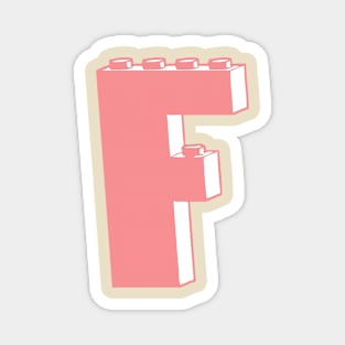 THE LETTER F Magnet