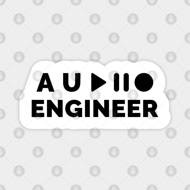 Audio Engineer Magnet by Stellart