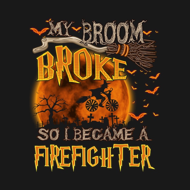 my broom broke so i became a firefighter by vamstudio